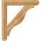 Ekena Millwork Funston Craftsman Rough Sawn Bracket, Western Red Cedar, 6"W x 44"D x 48"H BKT06X44X48FST04RWR - alternate 2